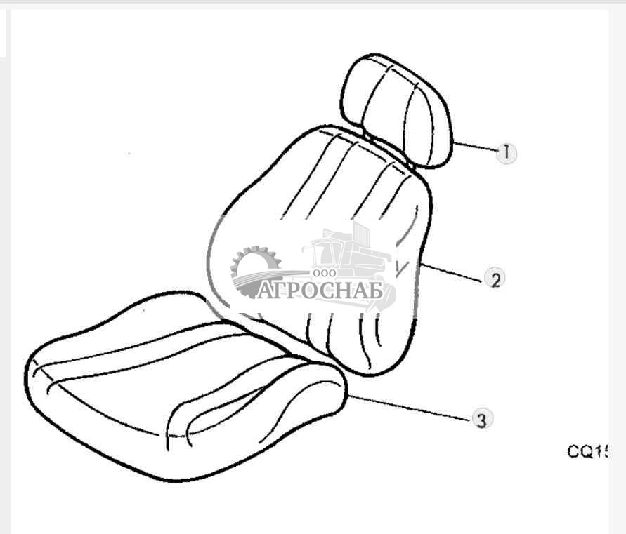 CUSHIONS FOR AIR COMFORT SEAT 